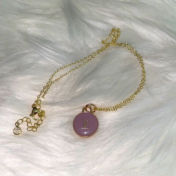 Authentic Louis Vuitton charm Necklace UPCYCLED - Picture 2 of 10